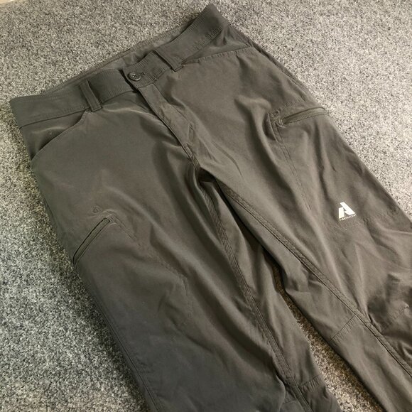 Eddie Bauer First Ascent Pants Mens 33x34 Gray Hiking Trail Stretch Cargo - Picture 1 of 11